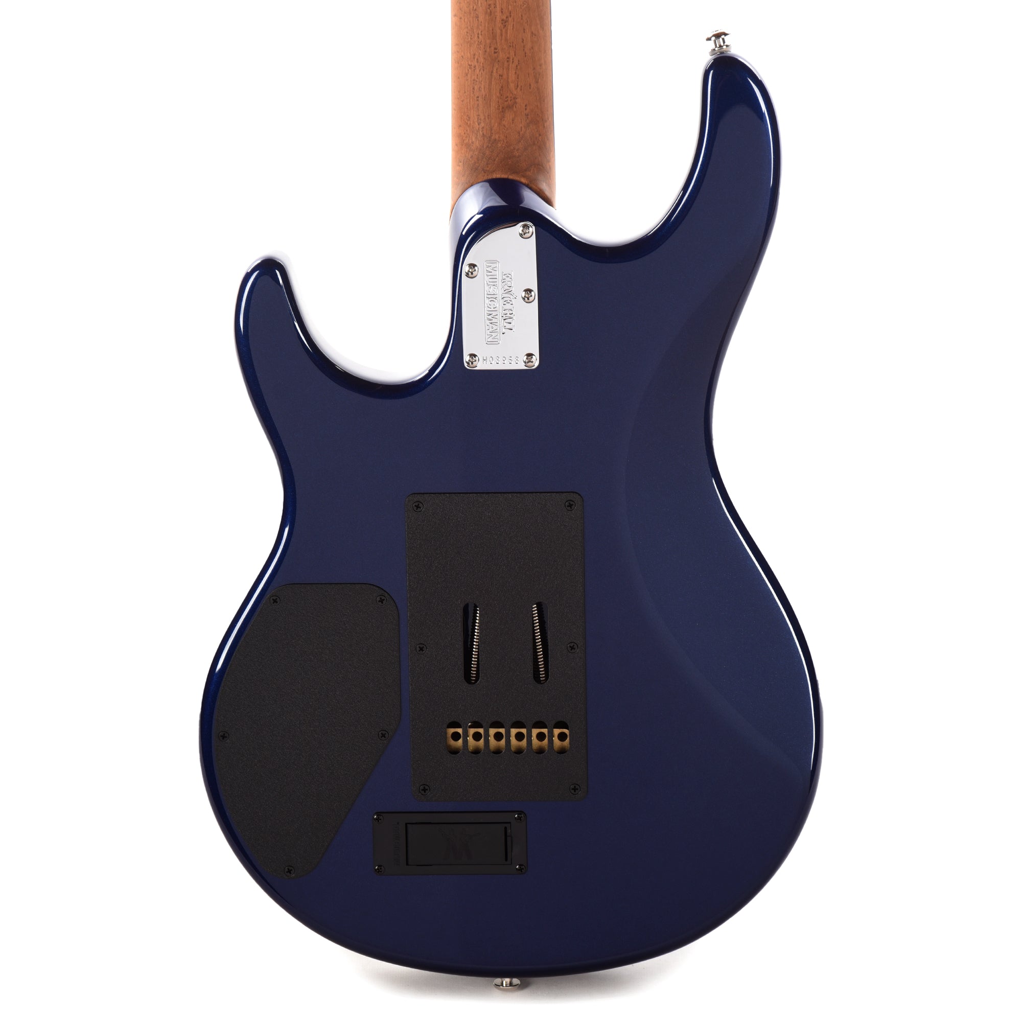 Music Man Luke 4 HSS Butane Blue w/ Roasted Figured Maple Neck