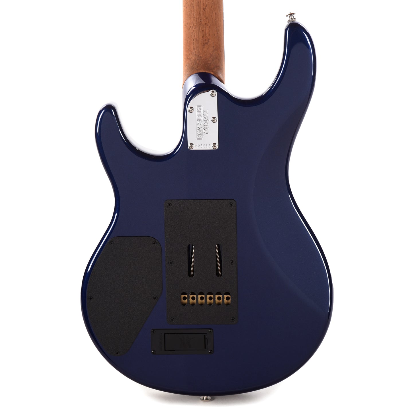 Music Man Luke 4 HSS Butane Blue w/ Roasted Figured Maple Neck