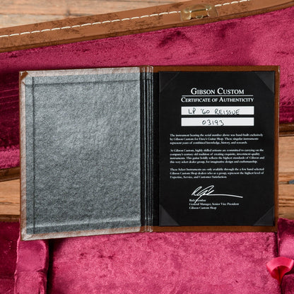 Gibson Custom 1960 Les Paul Standard Reissue Dave's Guitar Shop Lemon Burst 2023