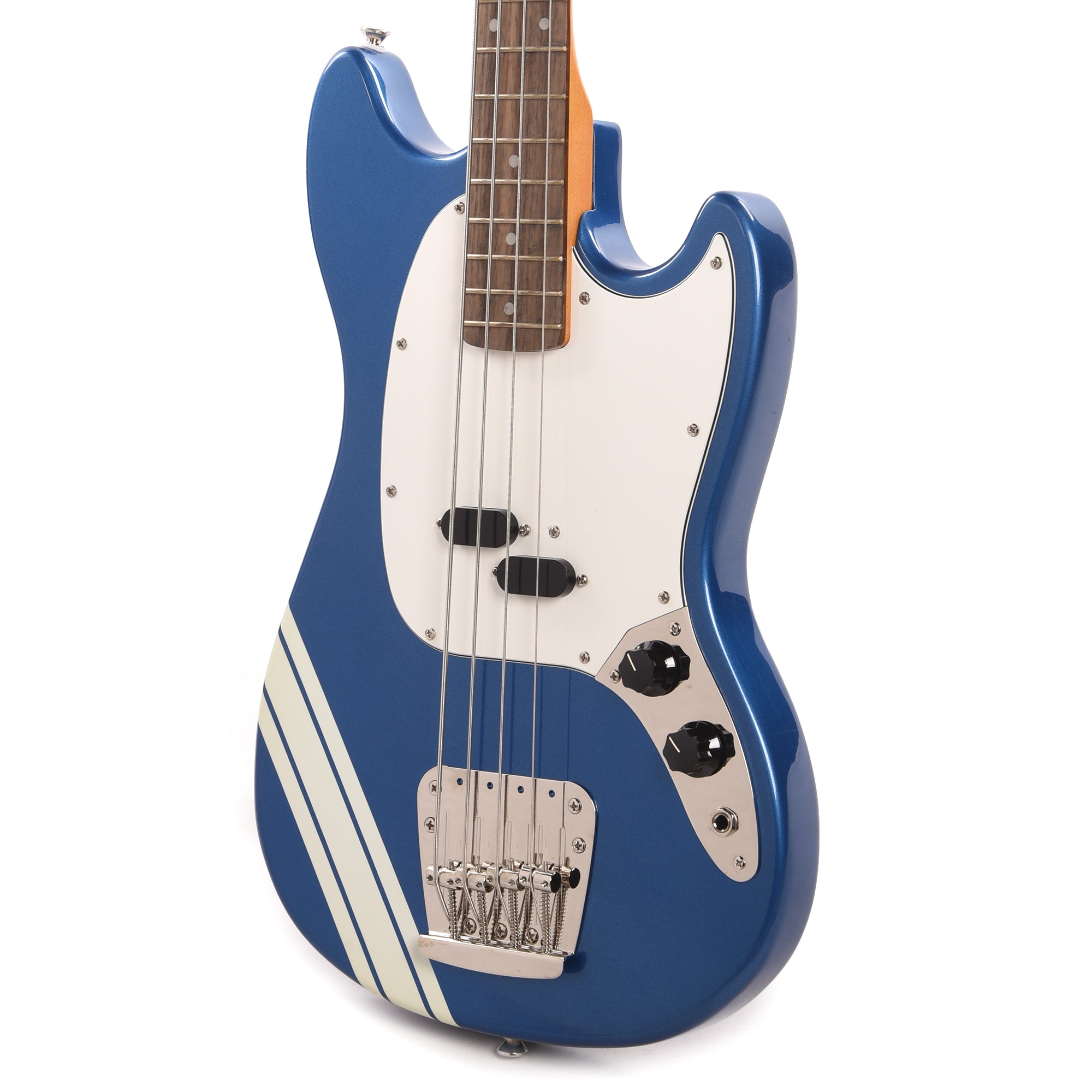 Squier Classic Vibe '60s Competition Mustang Bass Lake Placid Blue w/Olympic White Stripe