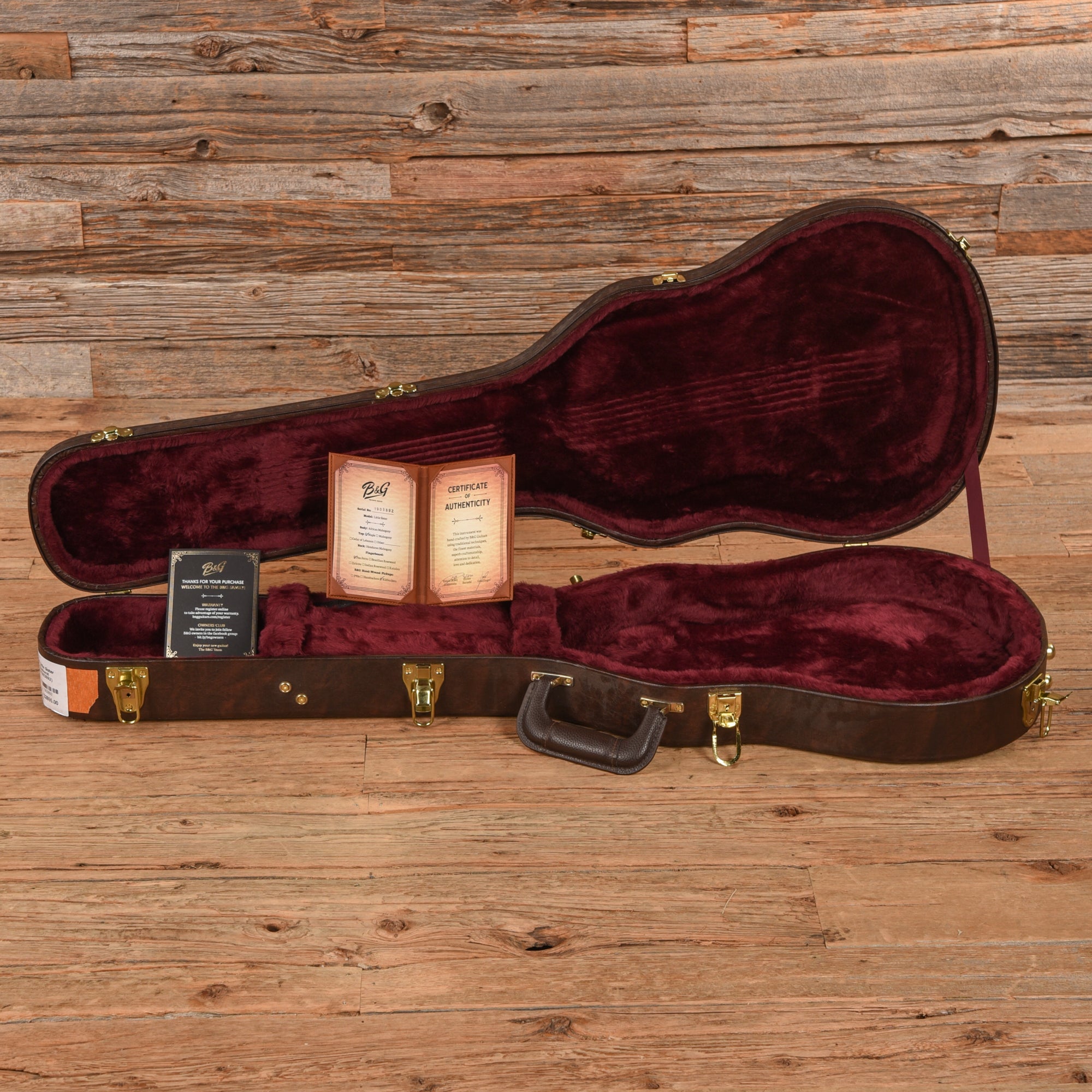 B&G Private Build Little Sister Tobacco Sunburst 2019