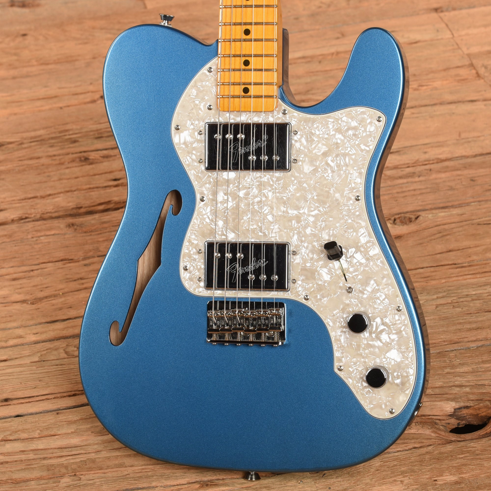 Fender American Vintage II 72 Telecaster Thinline Lake Placid Blue 2022