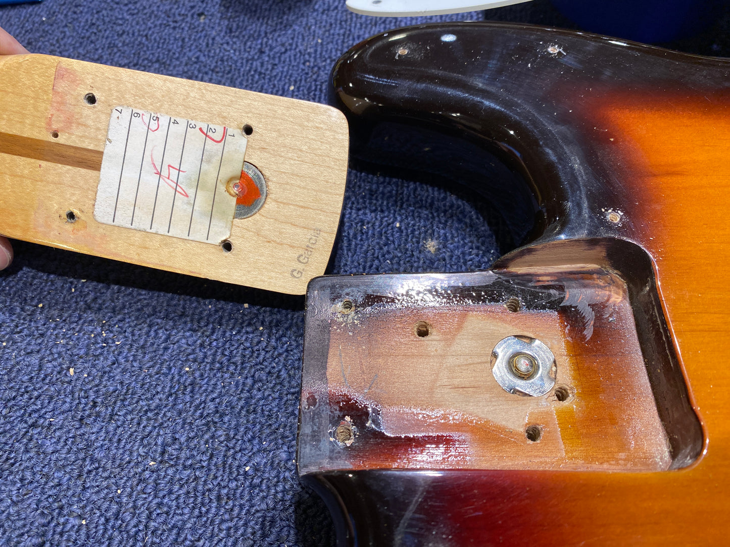 Fender Precision Bass Sunburst 1984