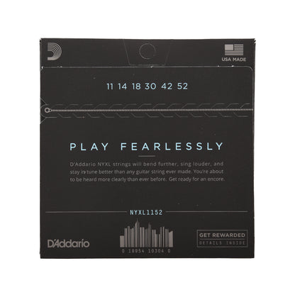 D'Addario NYXL Electric Guitar Strings Medium/Heavy 11-52