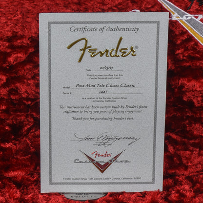 Fender Custom Shop Post Modern Telecaster Closet Classic Blonde 2017