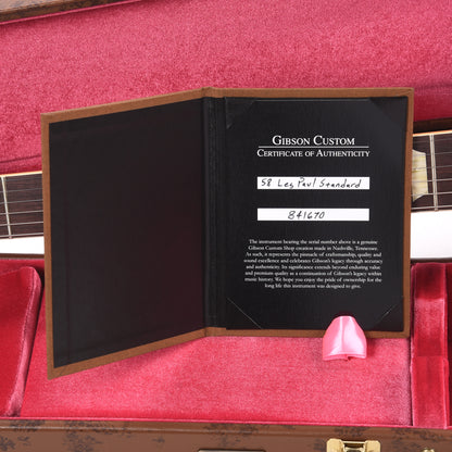 Gibson Custom Shop 1958 Les Paul Standard "CME Spec" Factory Burst VOS w/59 Carmelita Neck