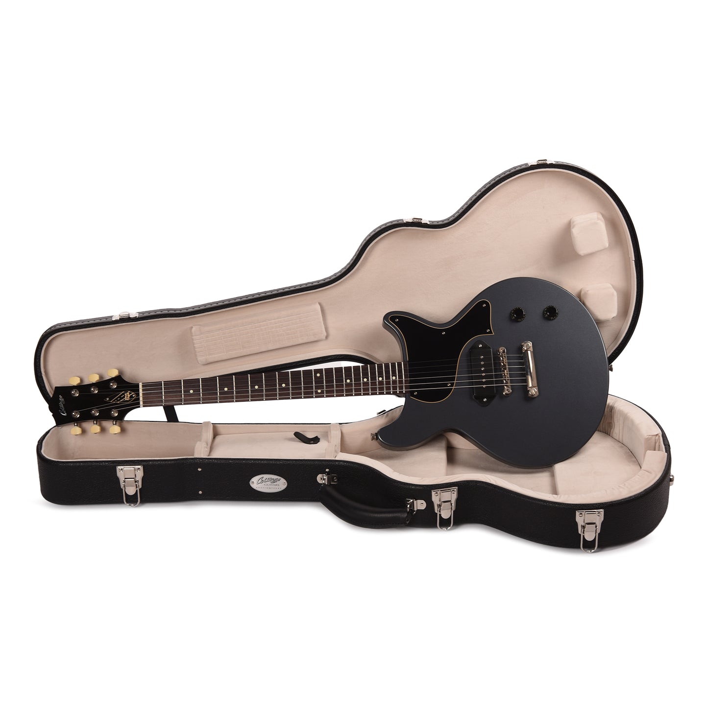 Collings 290 DC S Aged Charcoal Frost w/Lollar PIckups