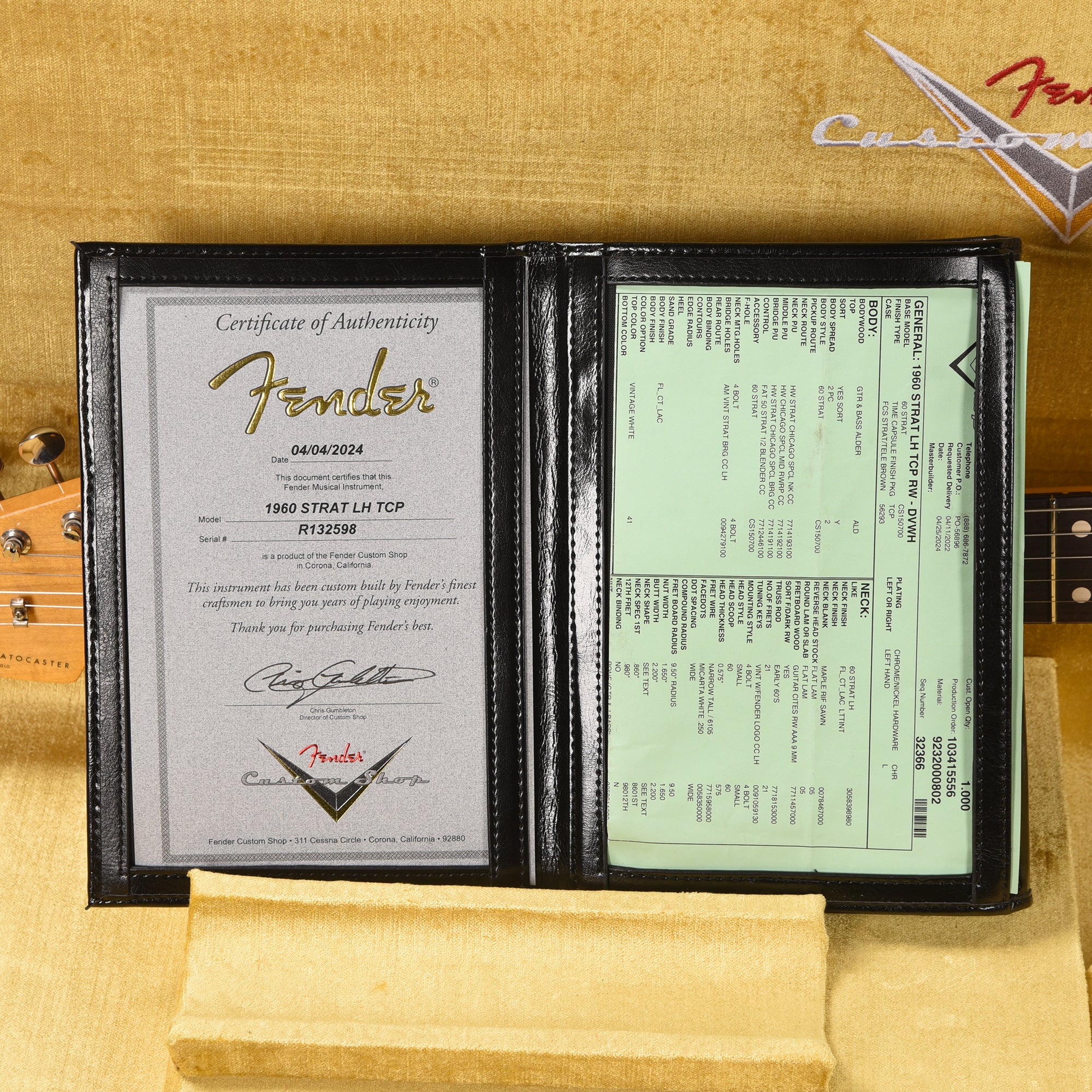 Fender Custom Shop 1960 Stratocaster 