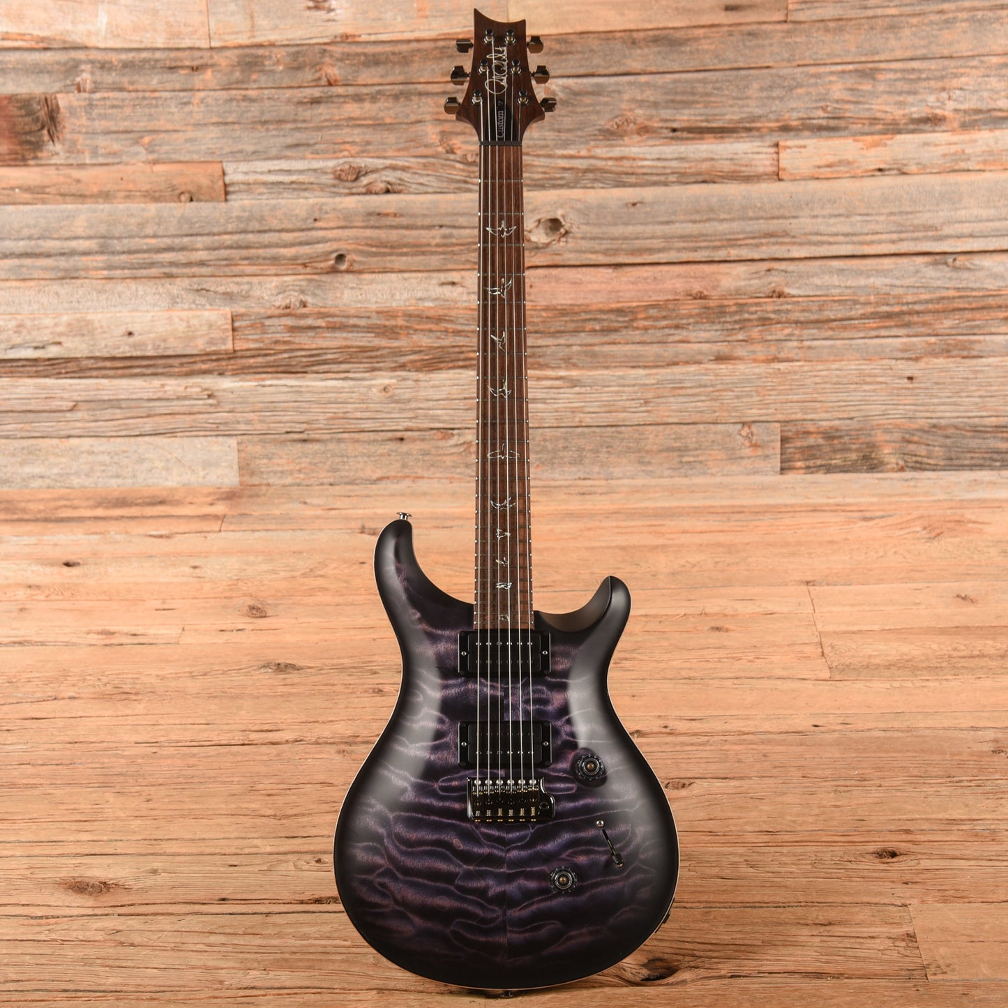 PRS Wood Library Custom 24 w/Brazilian Rosewood Fretboard Satin Purple Mist 2023