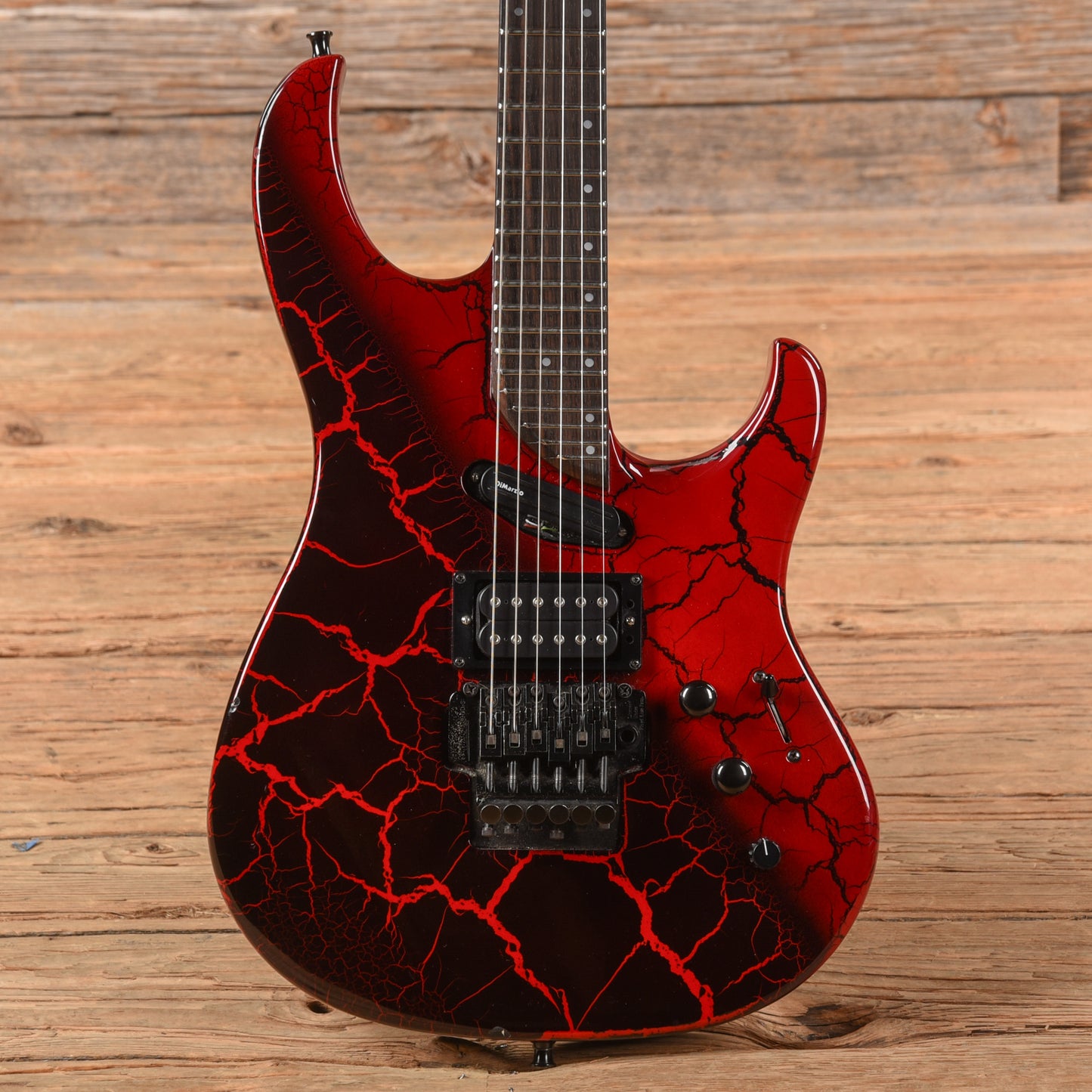 Washburn EC29 Spitfire Red Crackle 1988