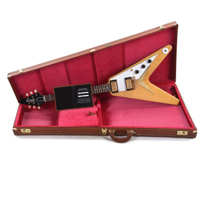 Gibson Custom Shop 1958 Korina Flying V Reissue Natural w/White Pickguard