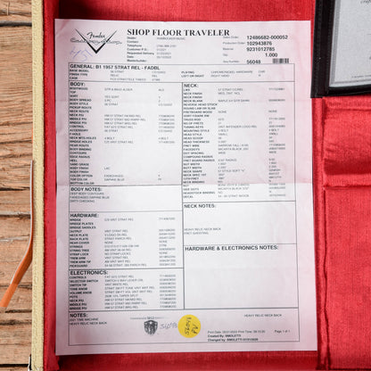 Fender Custom Shop '57 Stratocaster Relic Faded Aged Daphne Blue 2022