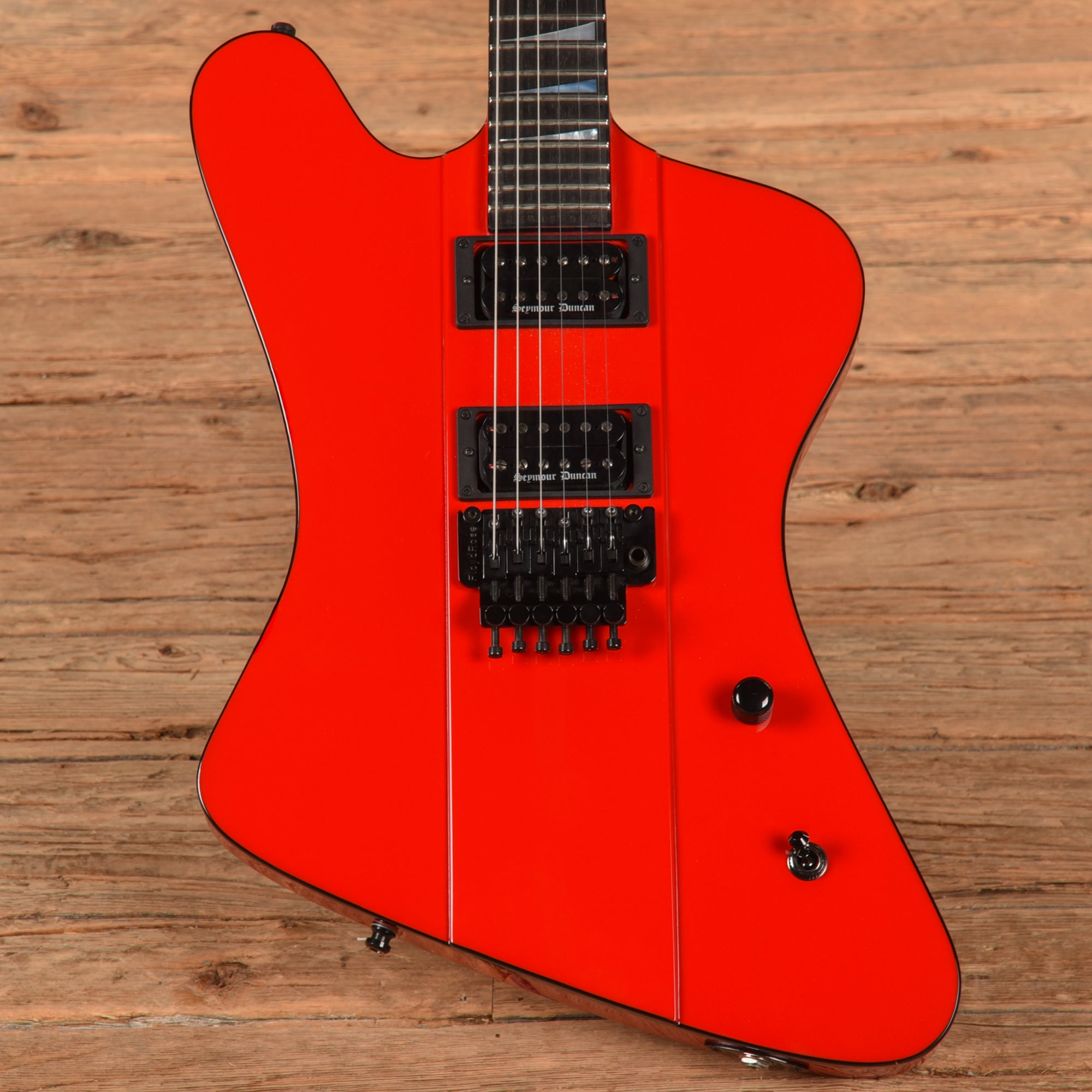 Jackson Custom Shop F-Bird Reverse Master Built by Mike Shannon Ferrari Red 2015