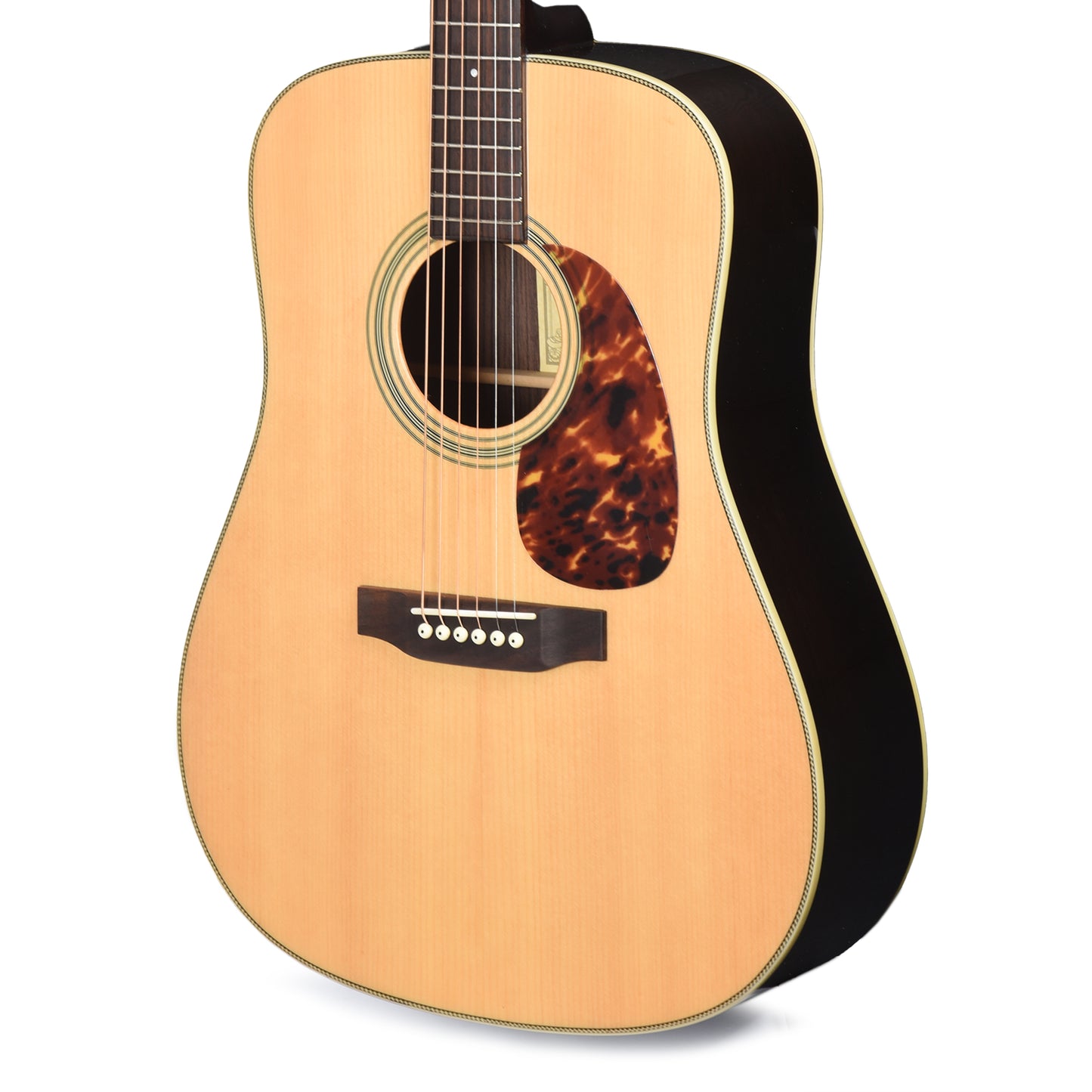 Recording King Deluxe All Solid Dreadnought Aged Adirondack Spruce/Rosewood