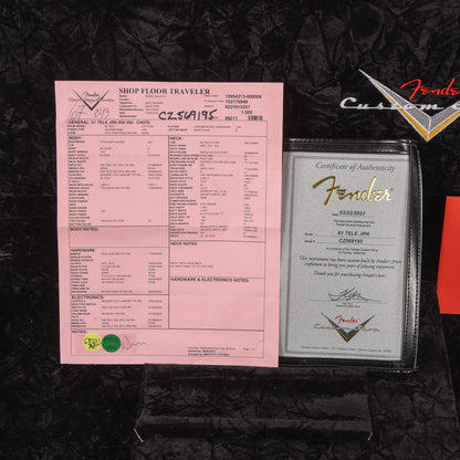 Fender Custom Shop '61 Telecaster Journeyman Relic Sunburst 2023