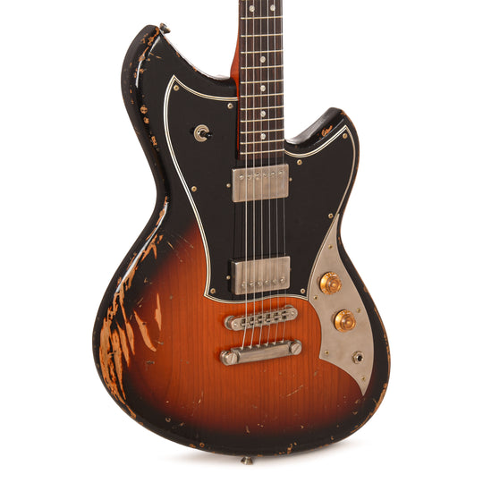 Novo Serus H2 Custom Firebird Burst Medium Distress w/Fralin Pure PAF Humbuckers