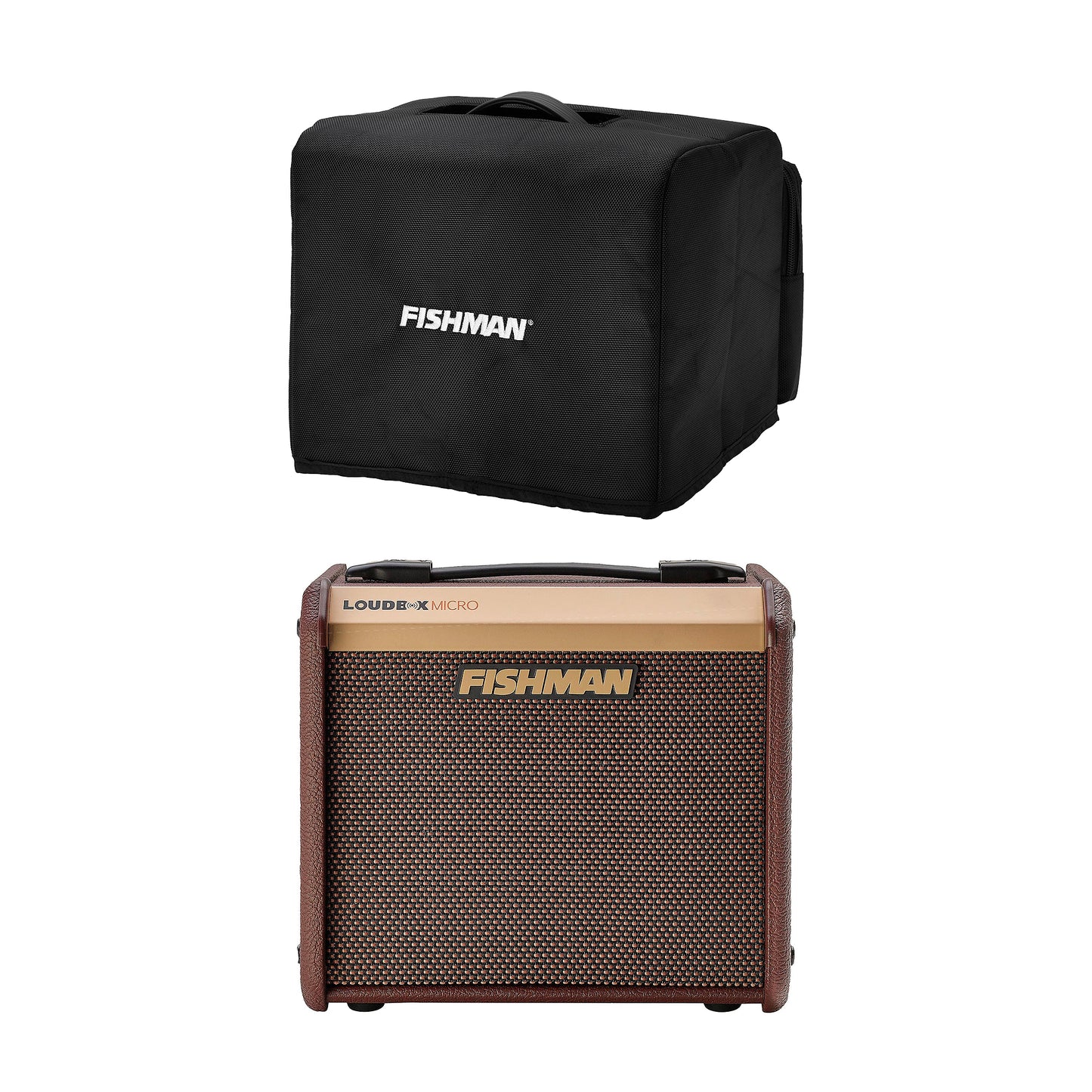 Fishman Loudbox Micro 40w Acoustic Instrument Amp and Micro Padded Cover Bundle