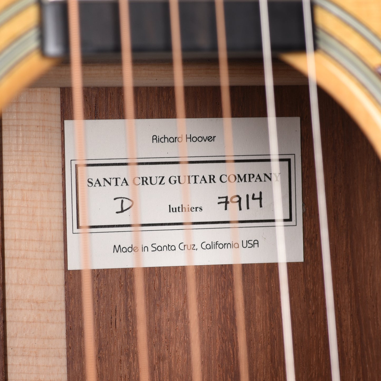 Santa Cruz Guitar Company D/PW 1930s Old Growth Adirondack Spruce/Honduran Rosewood Vintage Tint