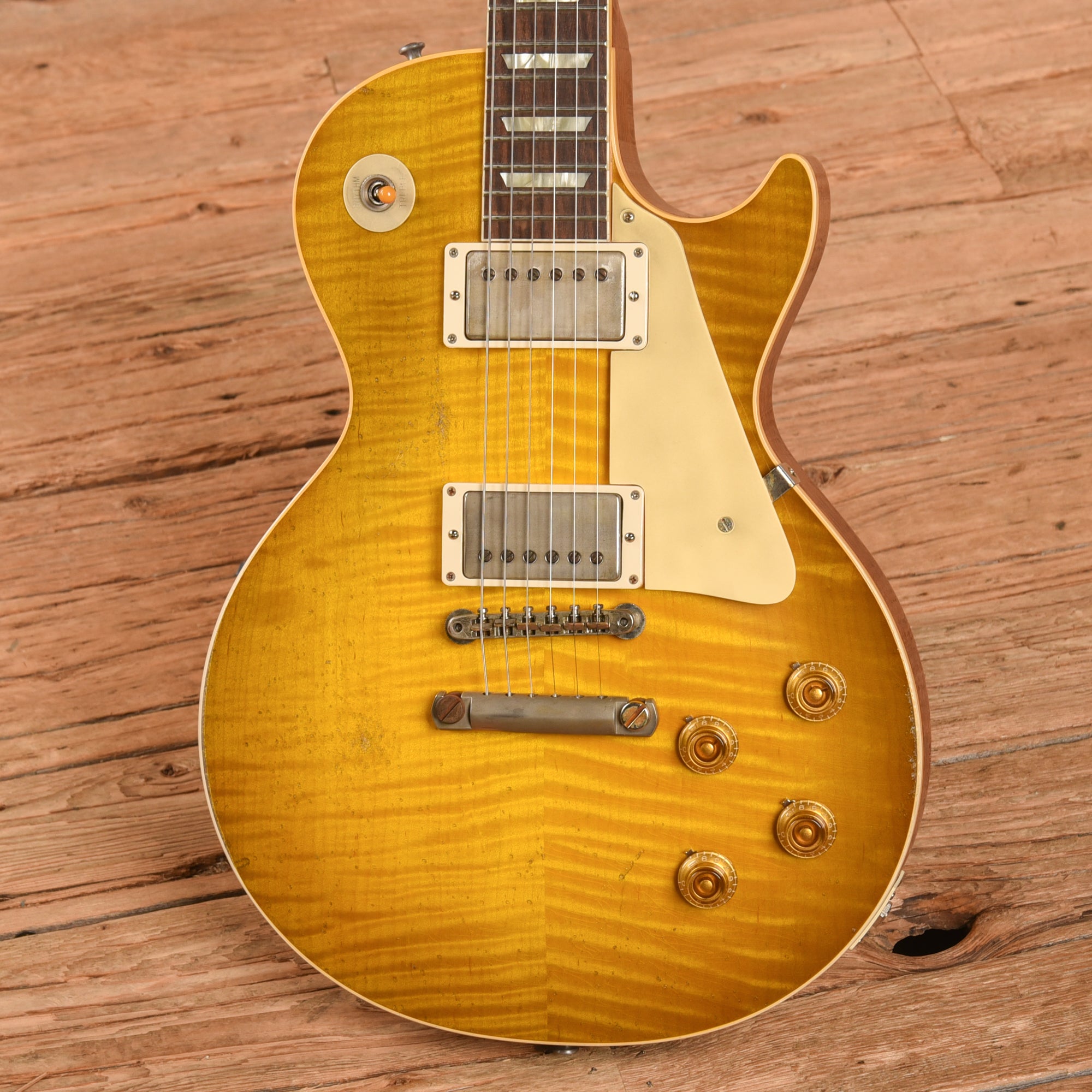 Gibson Custom Murphy Lab '59 Les Paul Standard Reissue Heavy Aged Lemon Burst 2023