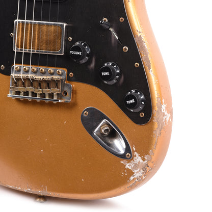 Fender Custom Shop 1966 Stratocaster HSS Relic Faded Sunrise Gold Apprentice Built by Dylan Delpizzo w/Novak GTX-HMB