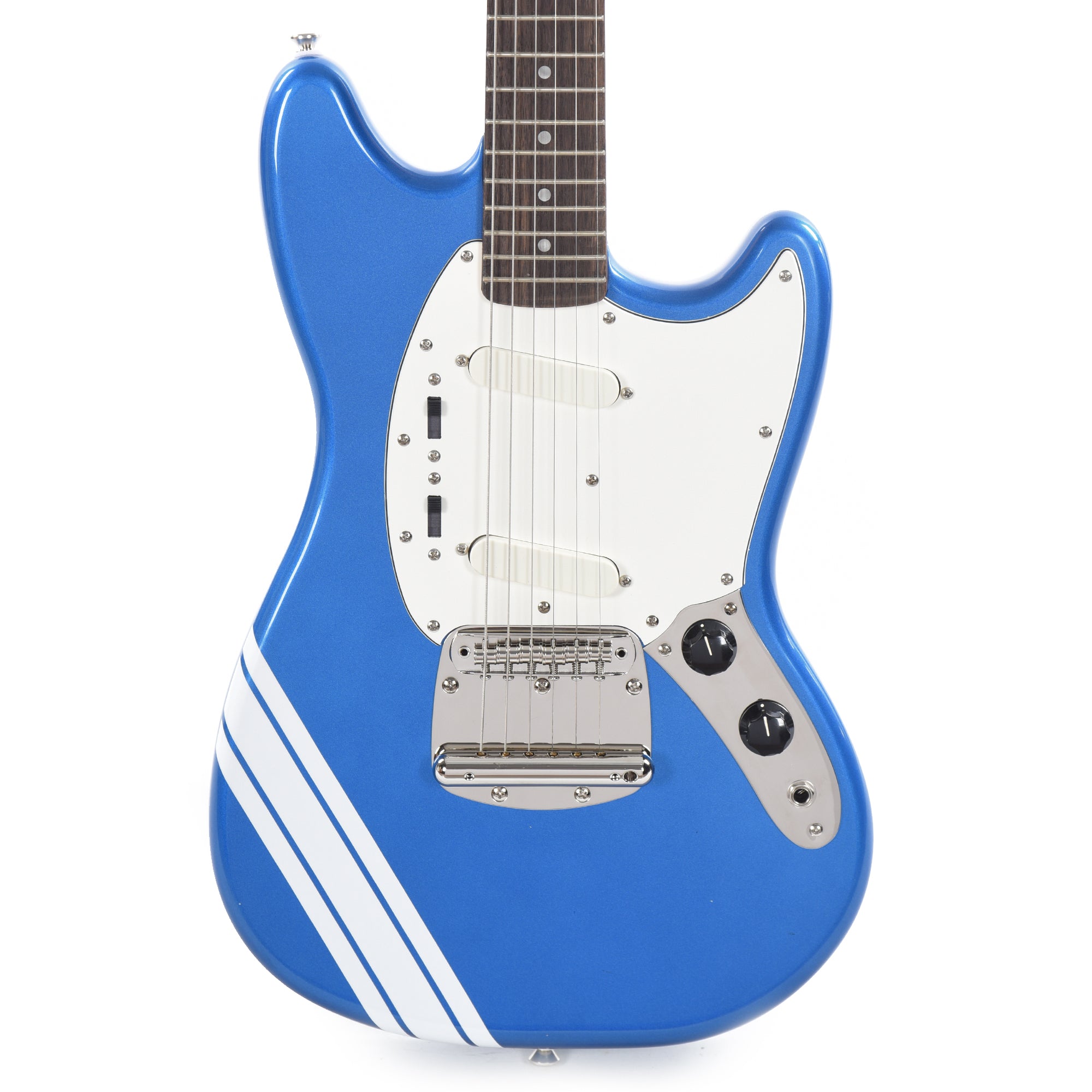 Squier Classic Vibe '60s Competition Mustang Lake Placid Blue w/Olympic White Stripes