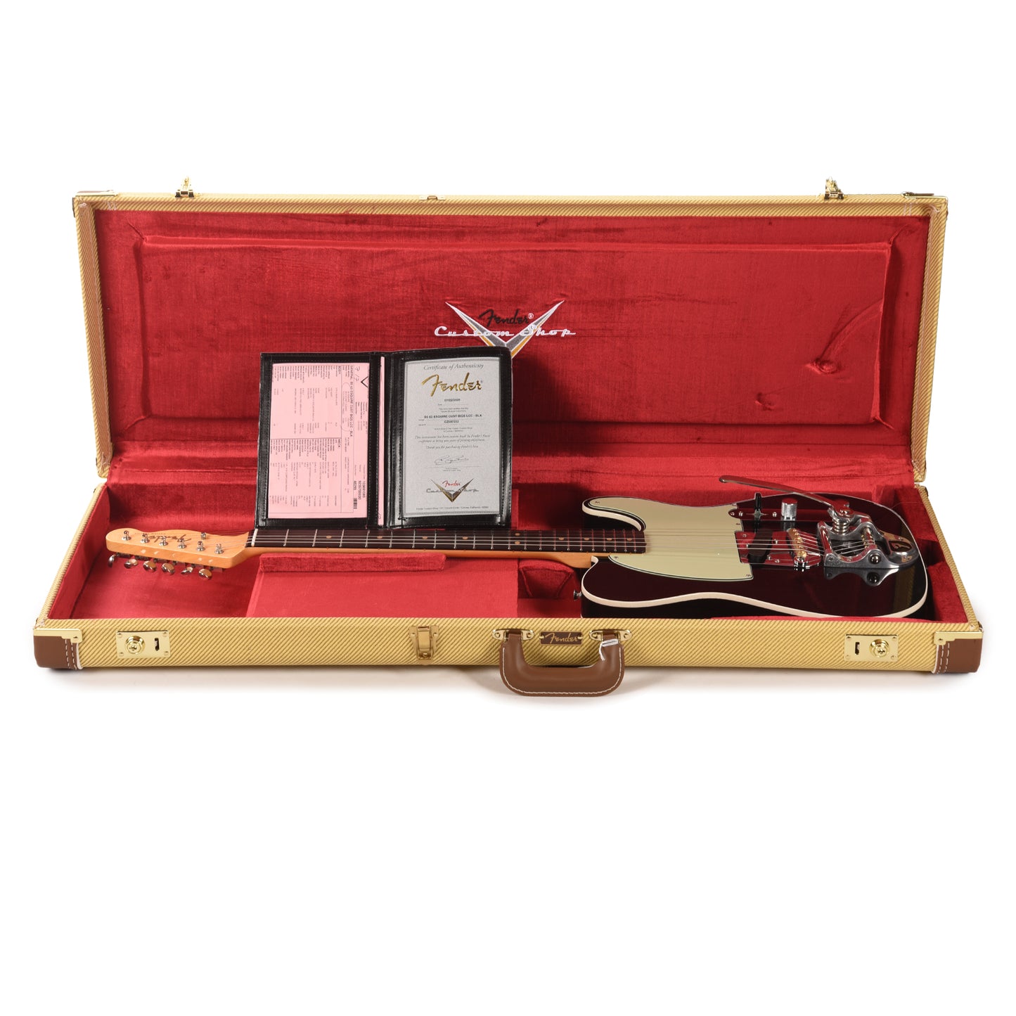 Fender Custom Shop 1963 Esquire Bigsby Deluxe Closet Classic Black