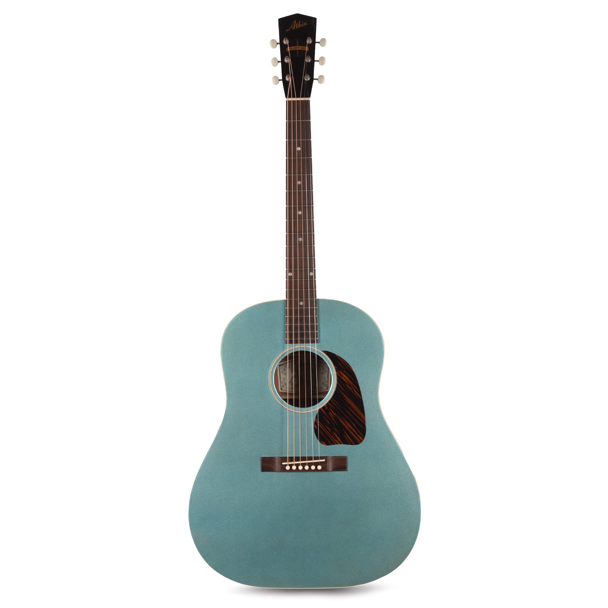 Atkin The Forty Three Baked Sitka/Mahogany Aged Pelham Blue Top w/Tortoise Pickguard