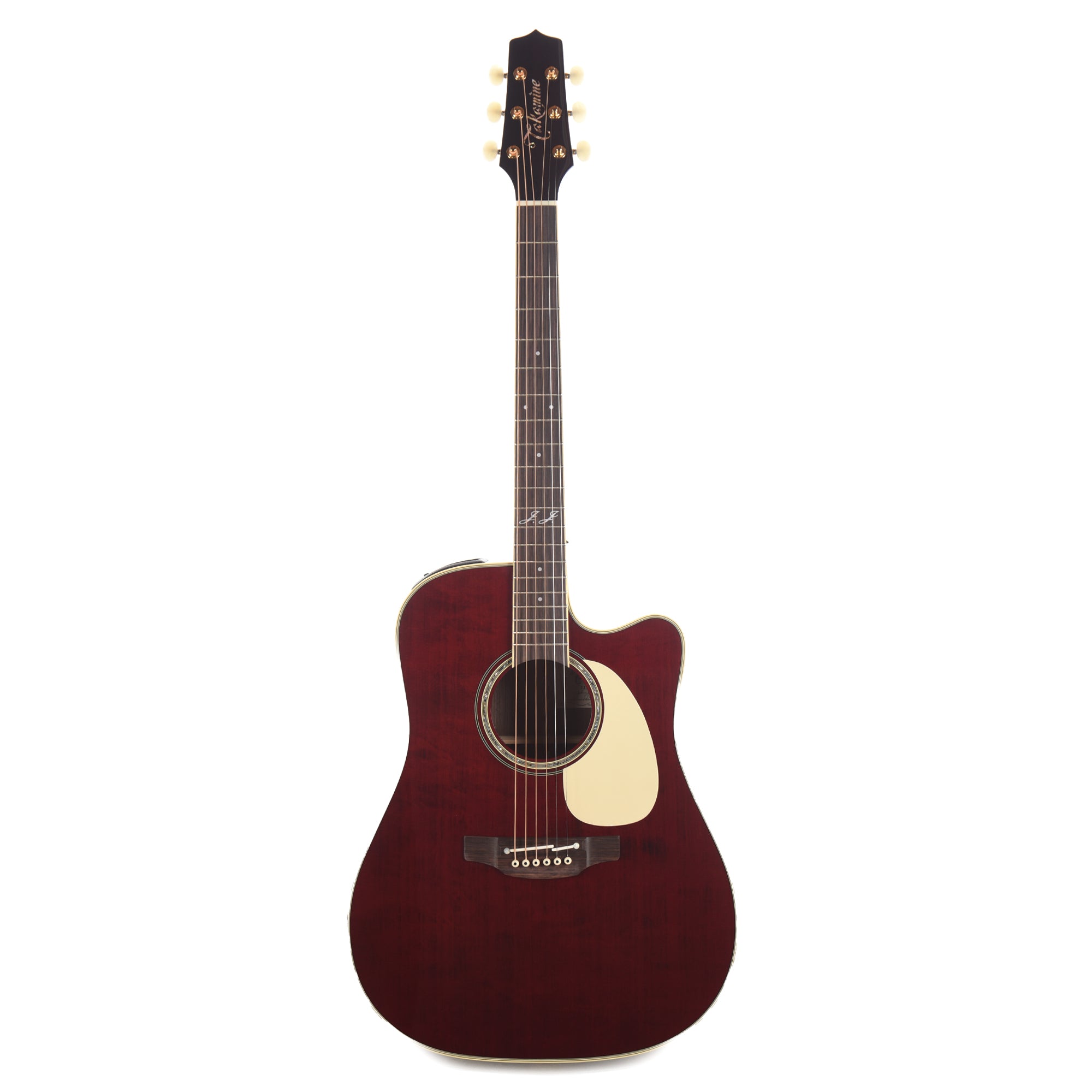 Takamine JJ325SRCL John Jorgenson Signature Acoustic Electric Guitar Red