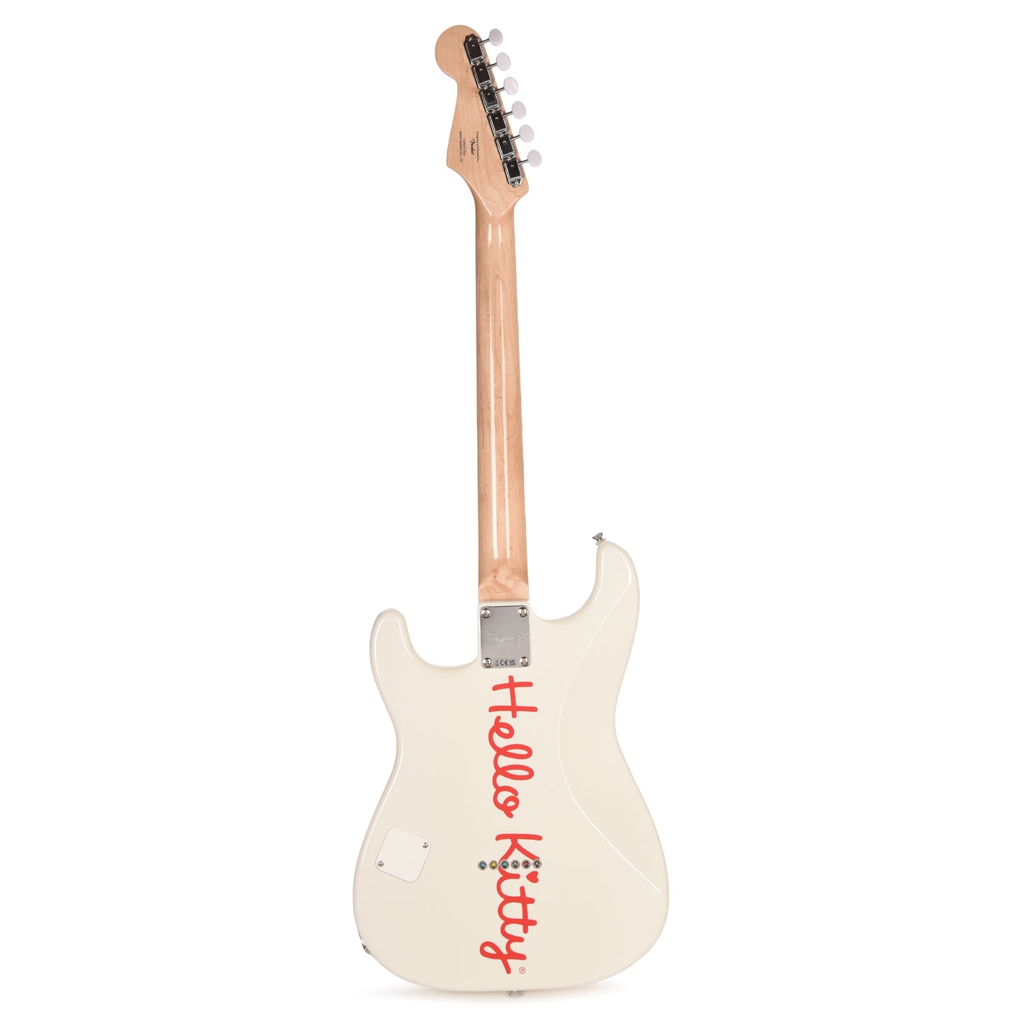 Squier Limited Edition Fender x Hello Kitty White Stratocaster White