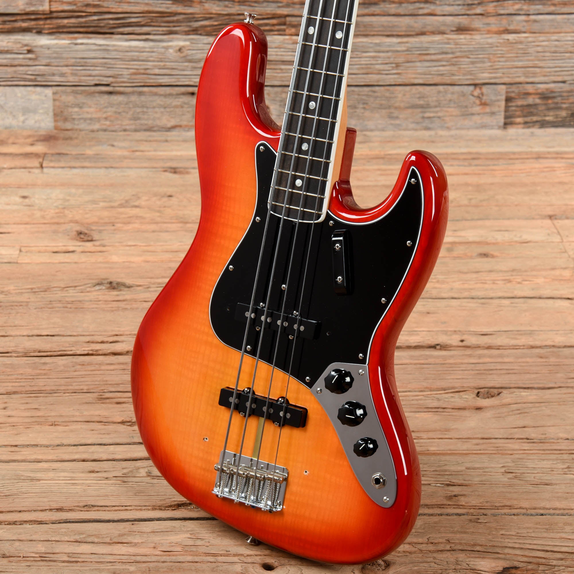 Fender Rarities Series Flame Ash Top American Original '60s Jazz Bass Plasma Red Burst 2019
