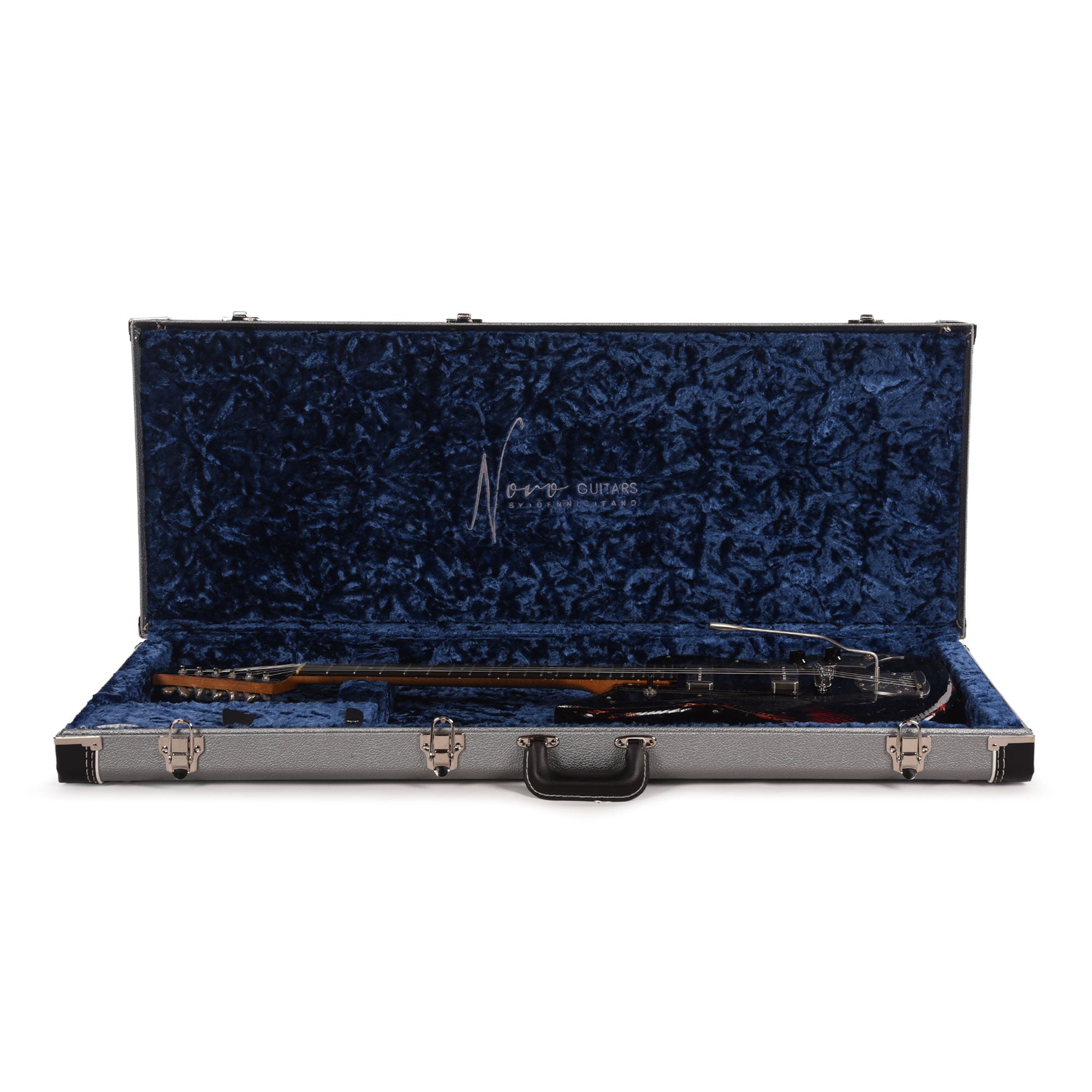 Novo Serus J Bull Black Over Candy Apple Red Medium Distress w/Bakelite Pickguard