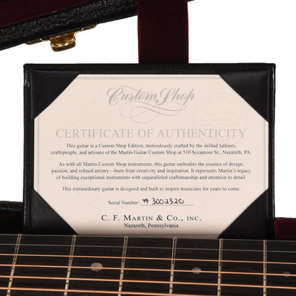 Martin Custom Shop 00-18 Style Grand Concert Sitka Spruce VTS/Quilted Pommele Sapele 1935 Sunburst