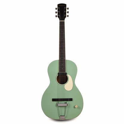 Orangewood Juniper Surf Green Live Rubber Bridge Parlor Acoustic Guitar