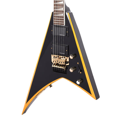 Jackson X Series Rhoads RRX24 Black w/Yellow Bevels