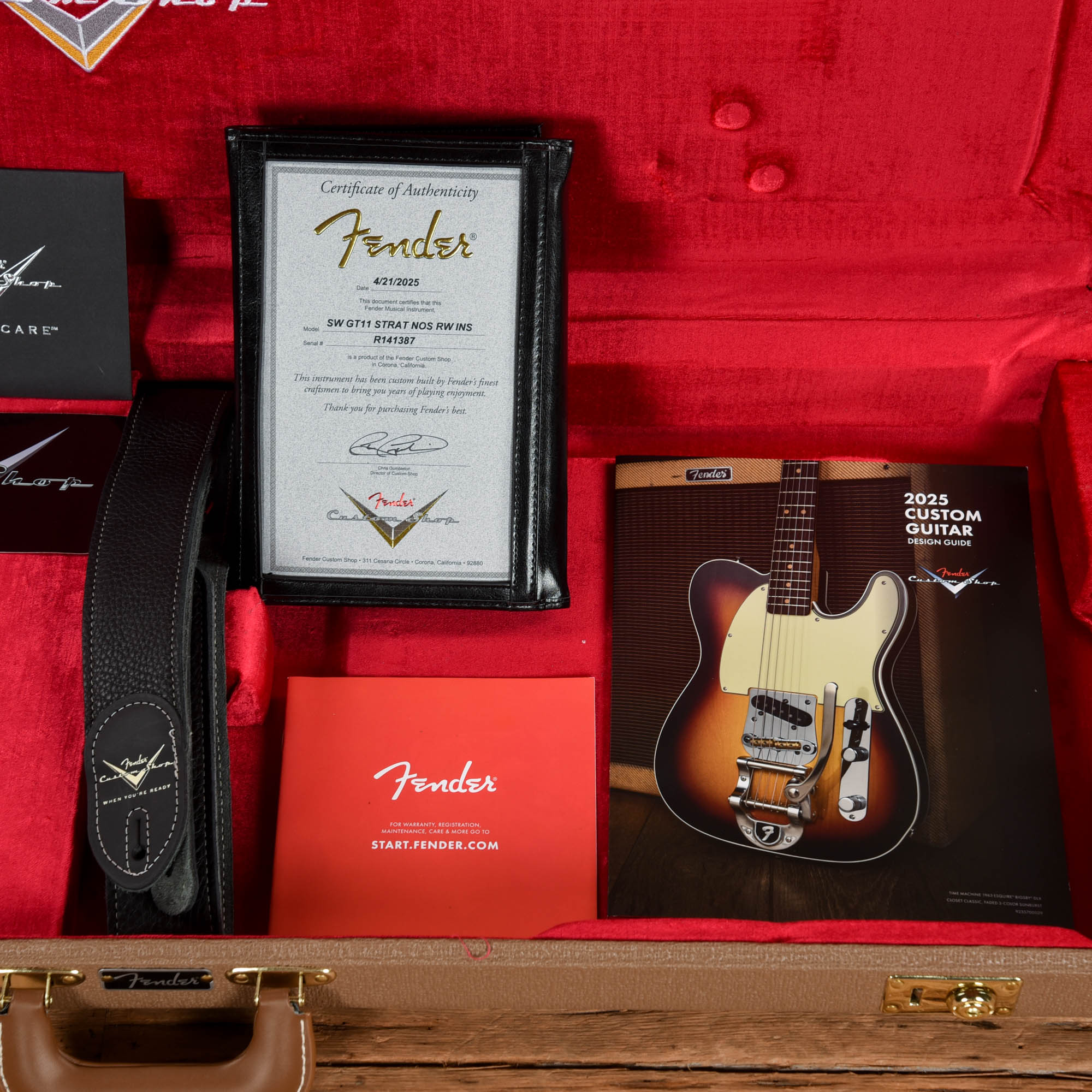 Fender Custom Shop SW GT11 Stratocaster NOS Silver 2025