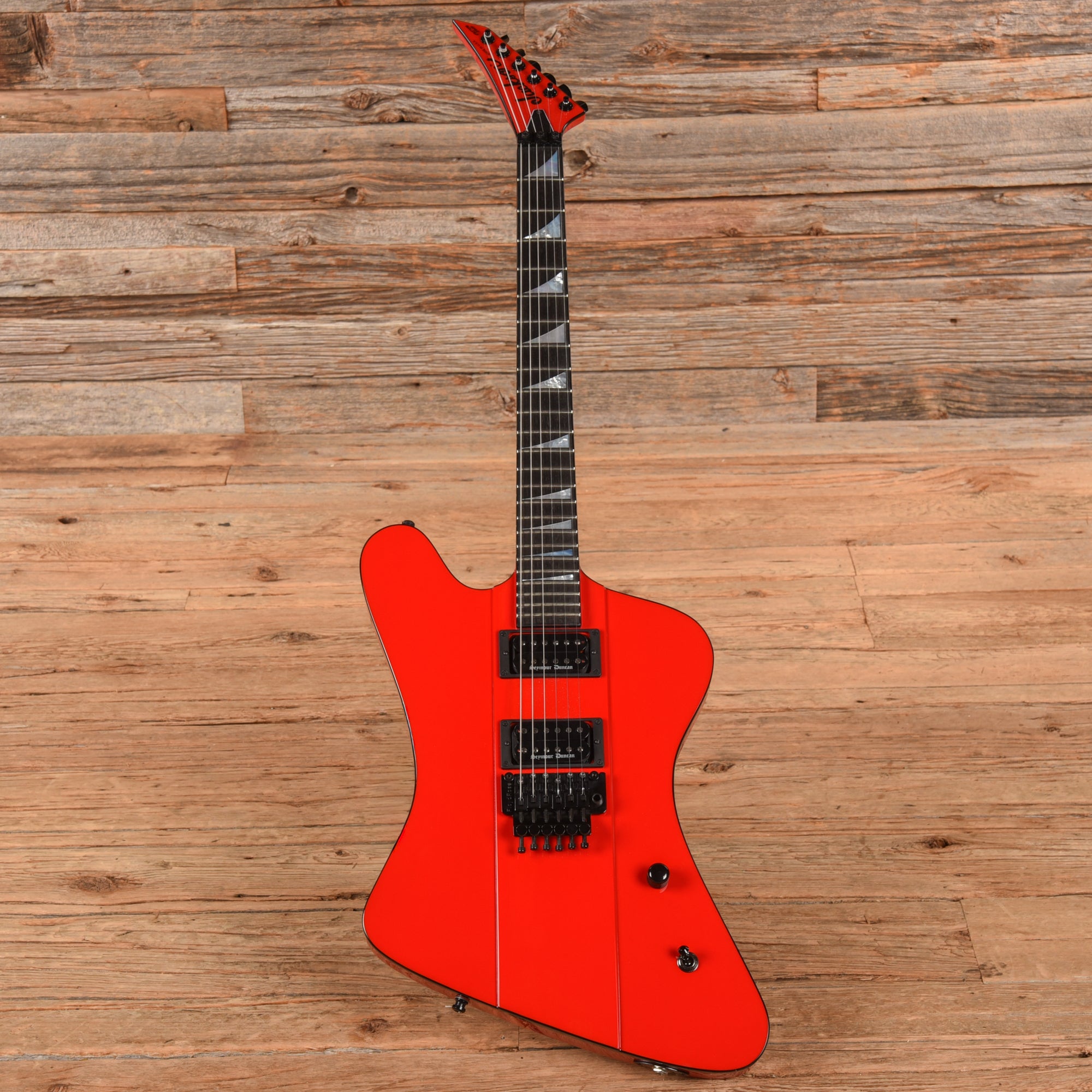 Jackson Custom Shop F-Bird Reverse Master Built by Mike Shannon Ferrari Red 2015