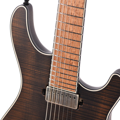 Mayones Regius 7 Baritone Flamed Maple/Swamp Ash Antique Black