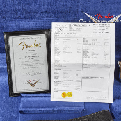 Fender Custom Shop 60's Telecaster Heavy Relic Olympic White 2023