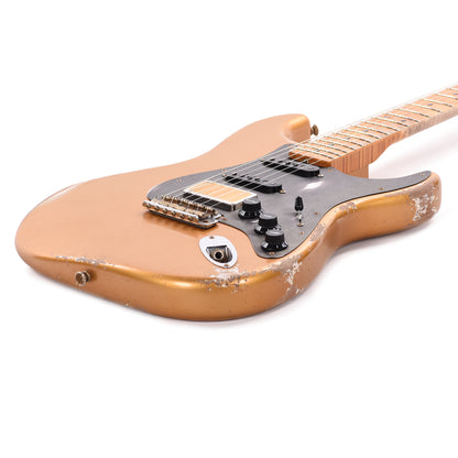 Fender Custom Shop 1966 Stratocaster HSS Relic Faded Sunrise Gold Apprentice Built by Dylan Delpizzo w/Novak GTX-HMB