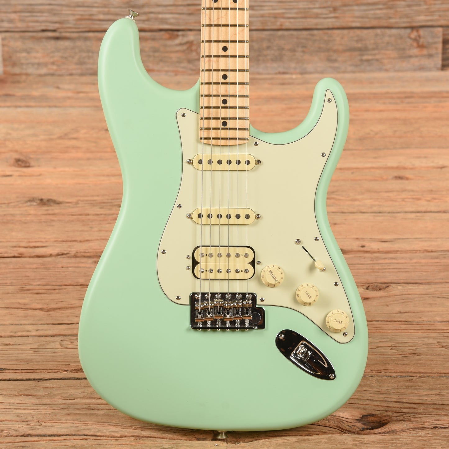 Fender American Performer Stratocaster Satin Surf Green 2022