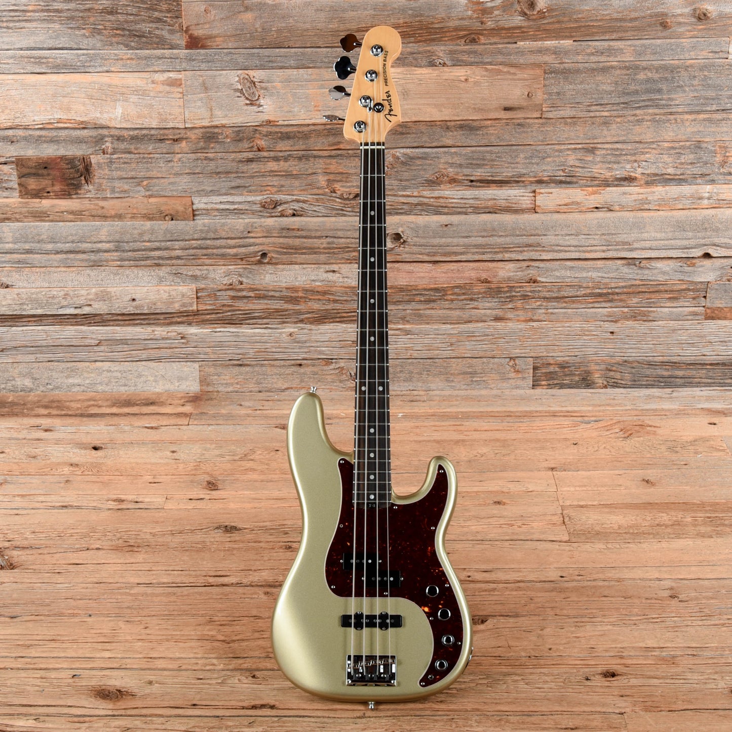 Fender American Elite Precision Bass Champagne 2017