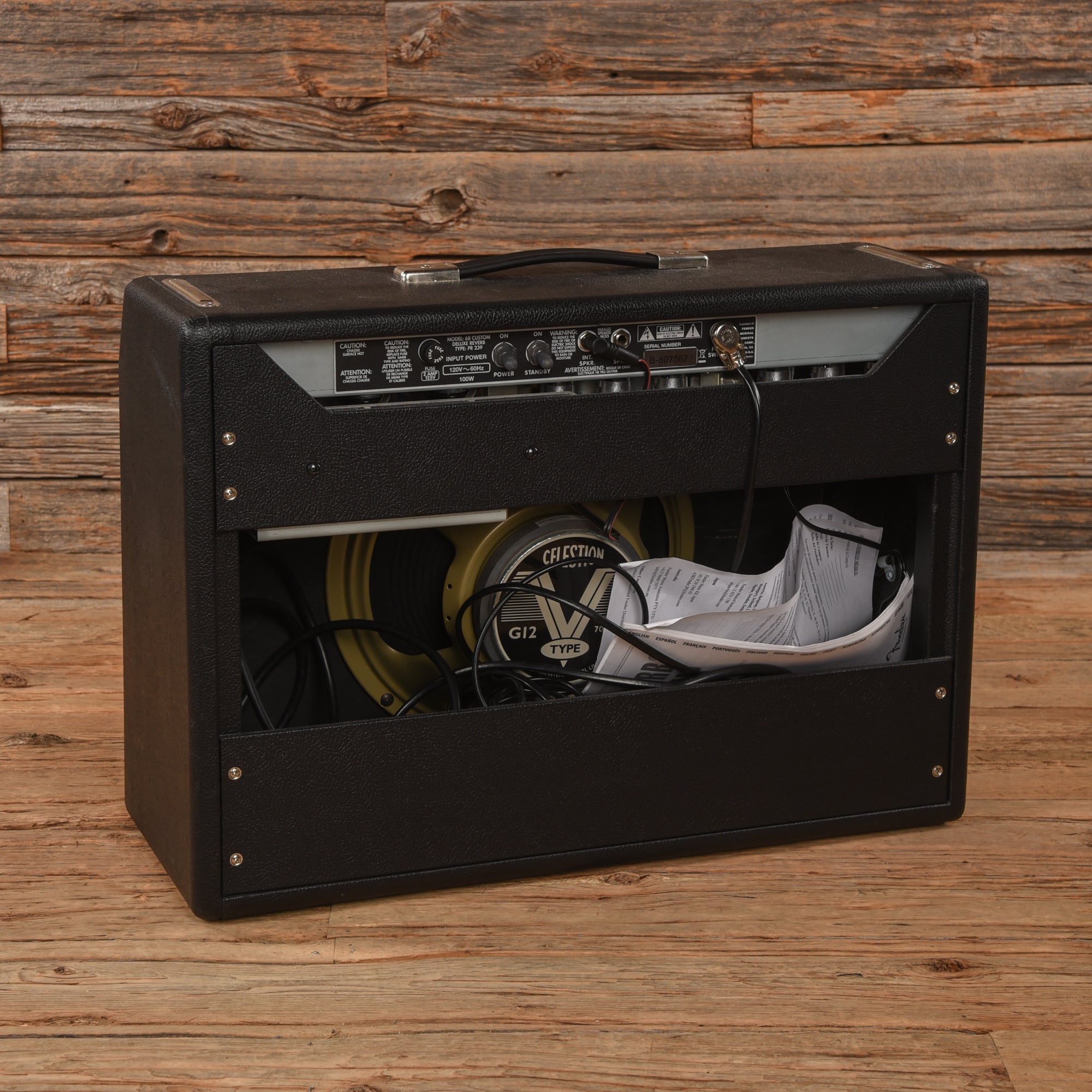 Fender '68 Custom Deluxe Reverb 2-Channel 22-Watt 1x12