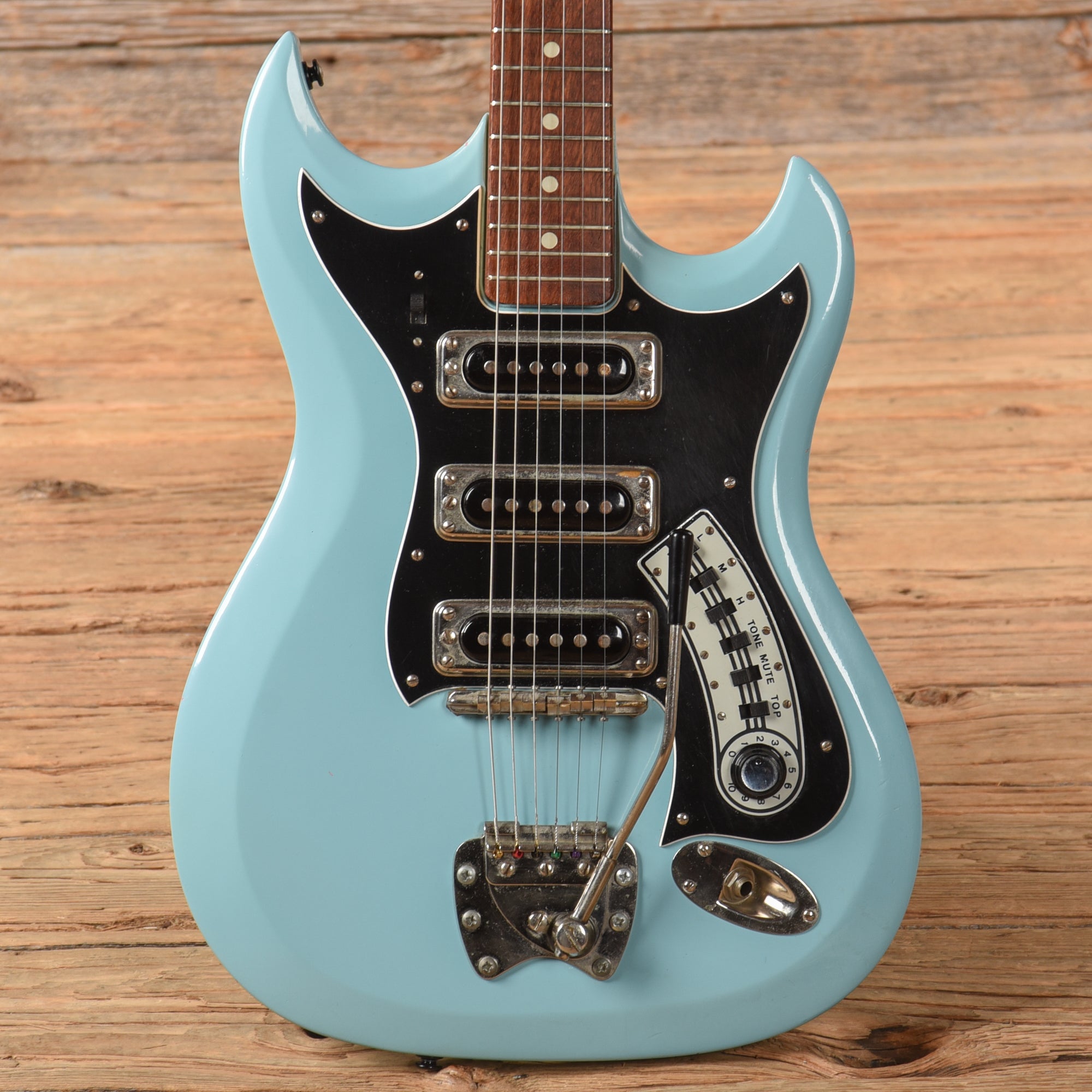 Hagstrom III Blue 1960s