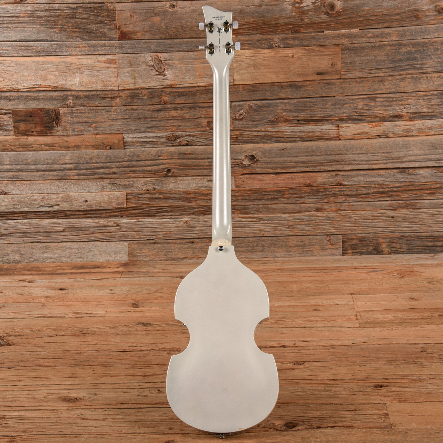 Hofner Ignition B-Bass HI Series Violin Bass Pearl White