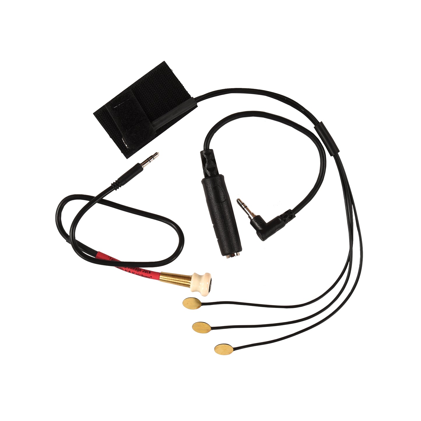 K&K Pure Mini Passive Bridge Plate Pickup w/Vintage Jack Ivory