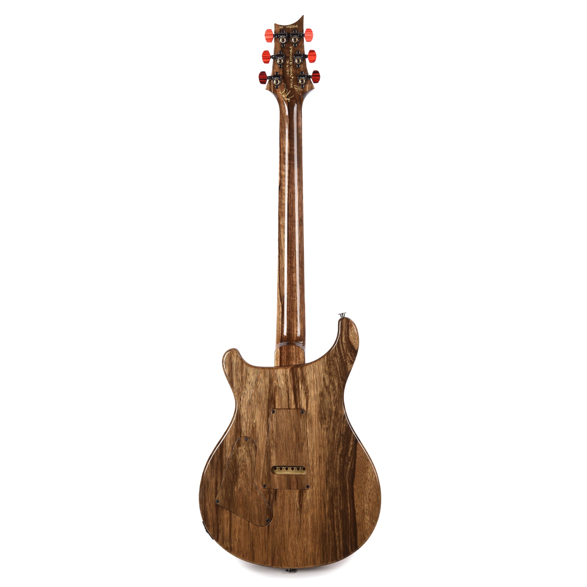 PRS Private Stock #11760 Custom 24 Spalted Maple/Black Limba Fire Red Fade w/Stained Curly Maple Fingerboard