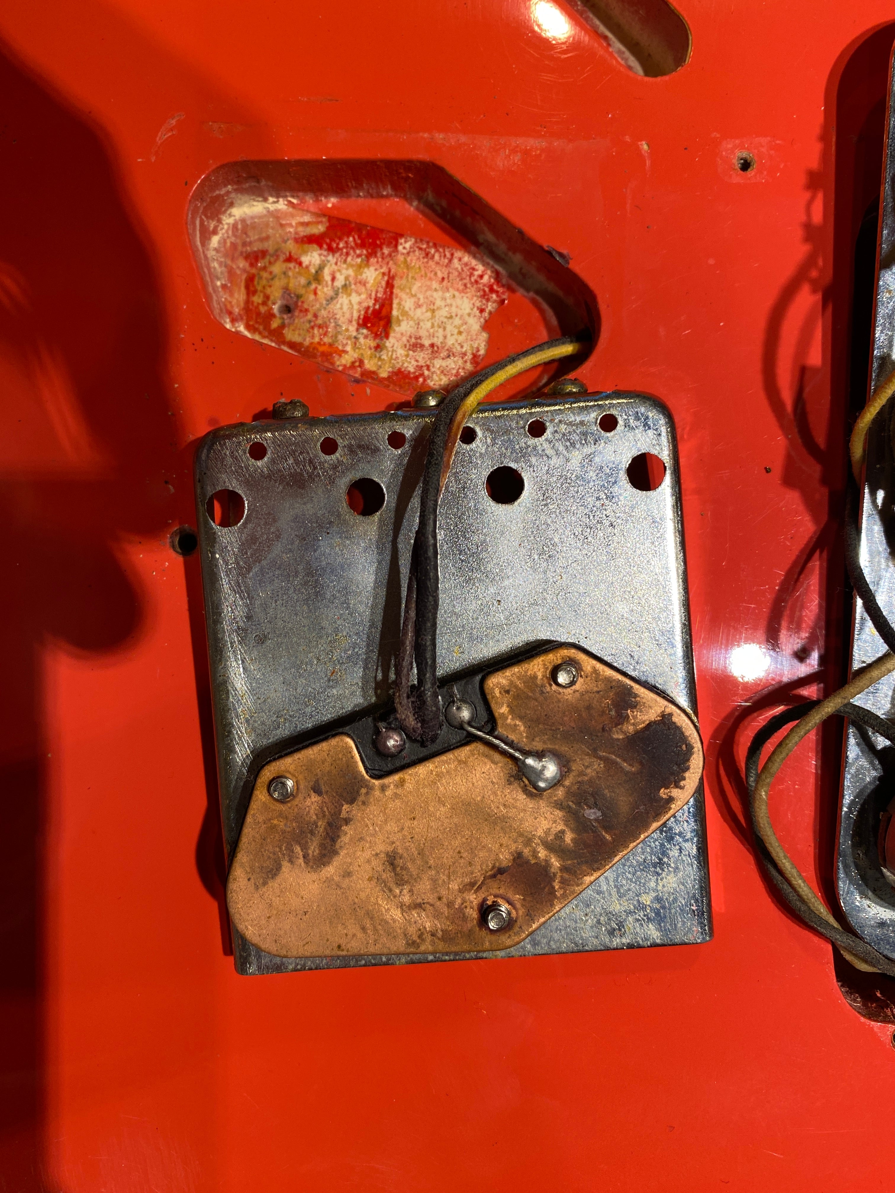 Fender Esquire Fiesta Red Refin 1960