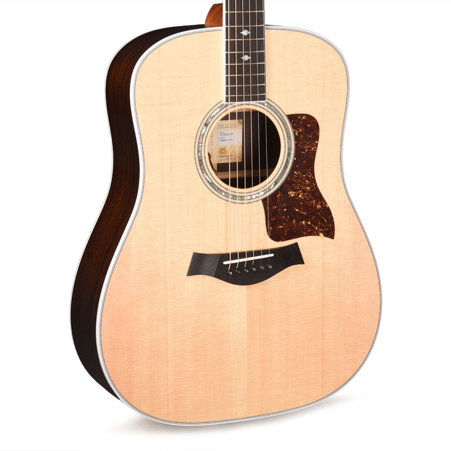 Taylor Legacy Collection 810e Dreadnought Sitka/Indian Rosewood Natural