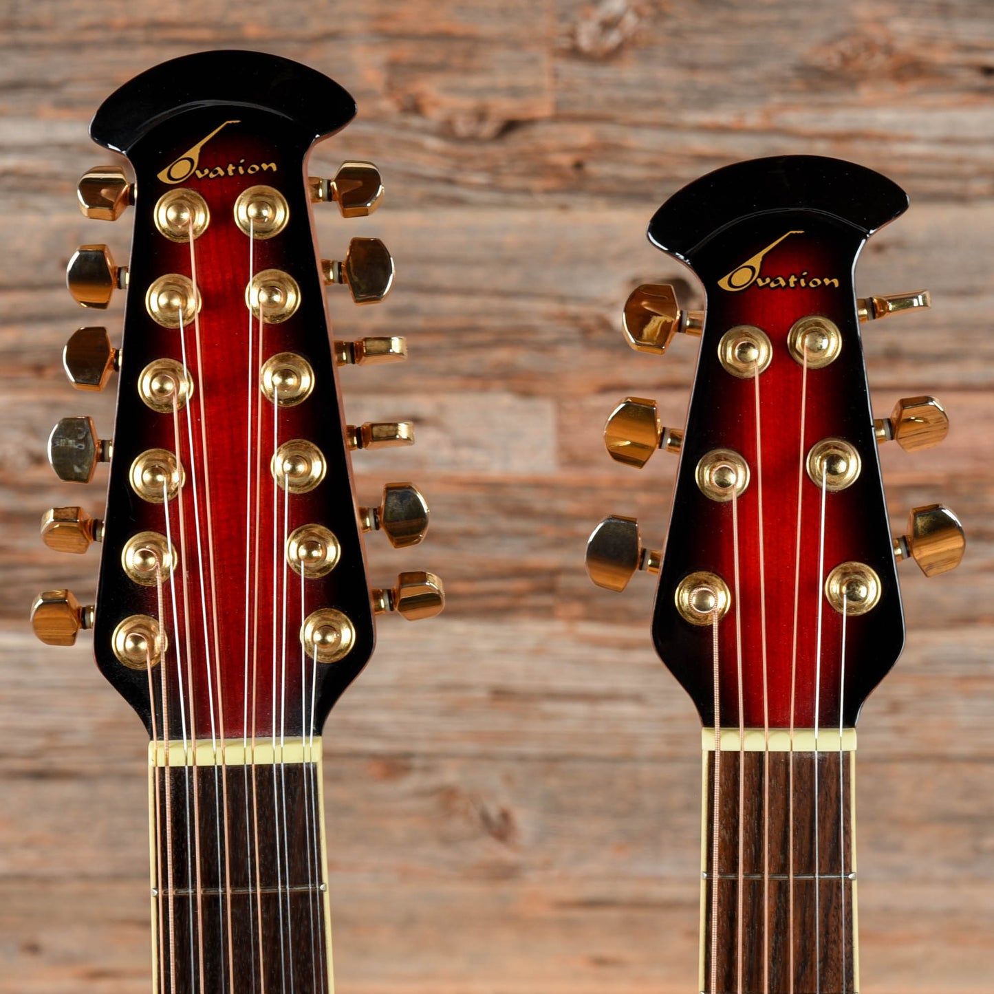 Ovation CSE225 Celebrity Double Neck Sunburst