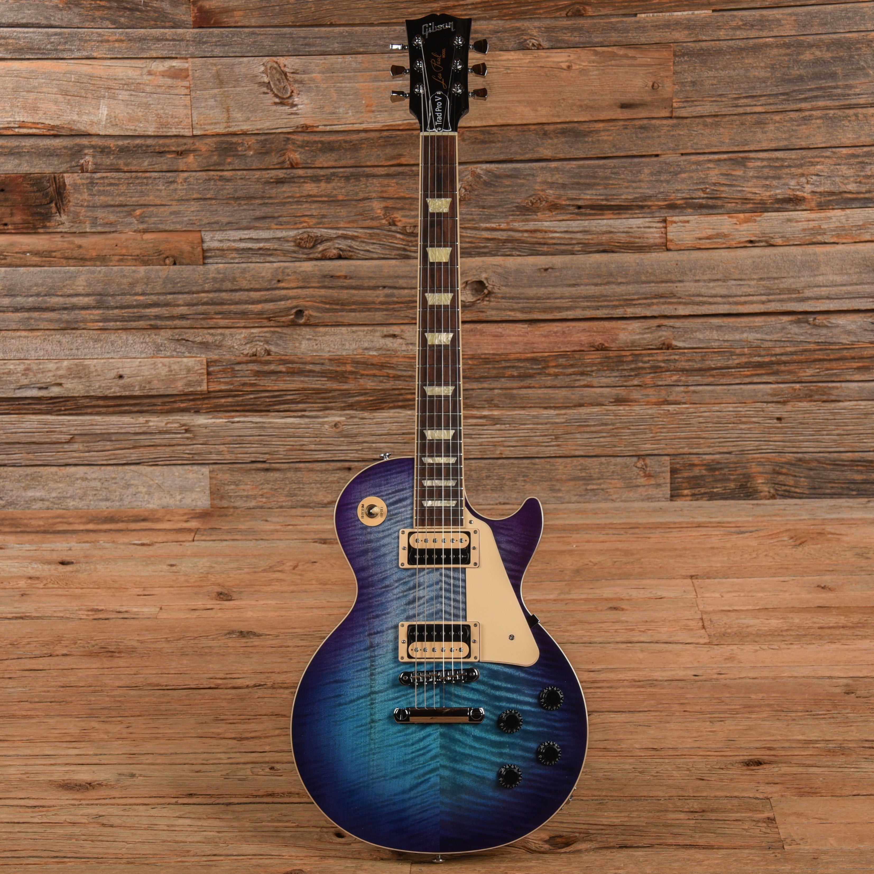 Gibson Les Paul Traditional Pro V Blueberry Burst 2023